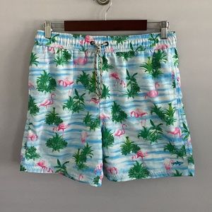 Flamingo Bathing Shorts Maui and Sons (Large)